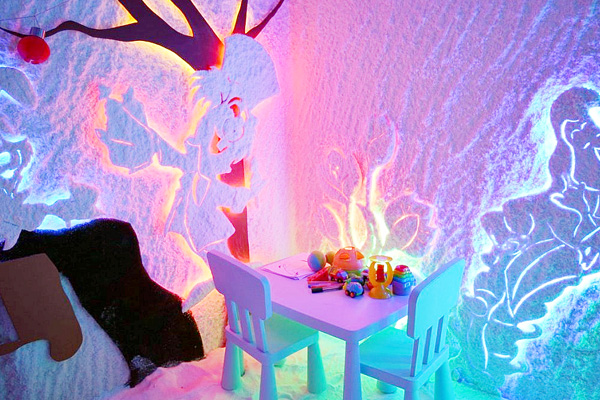 动物世界主题儿童盐疗房3